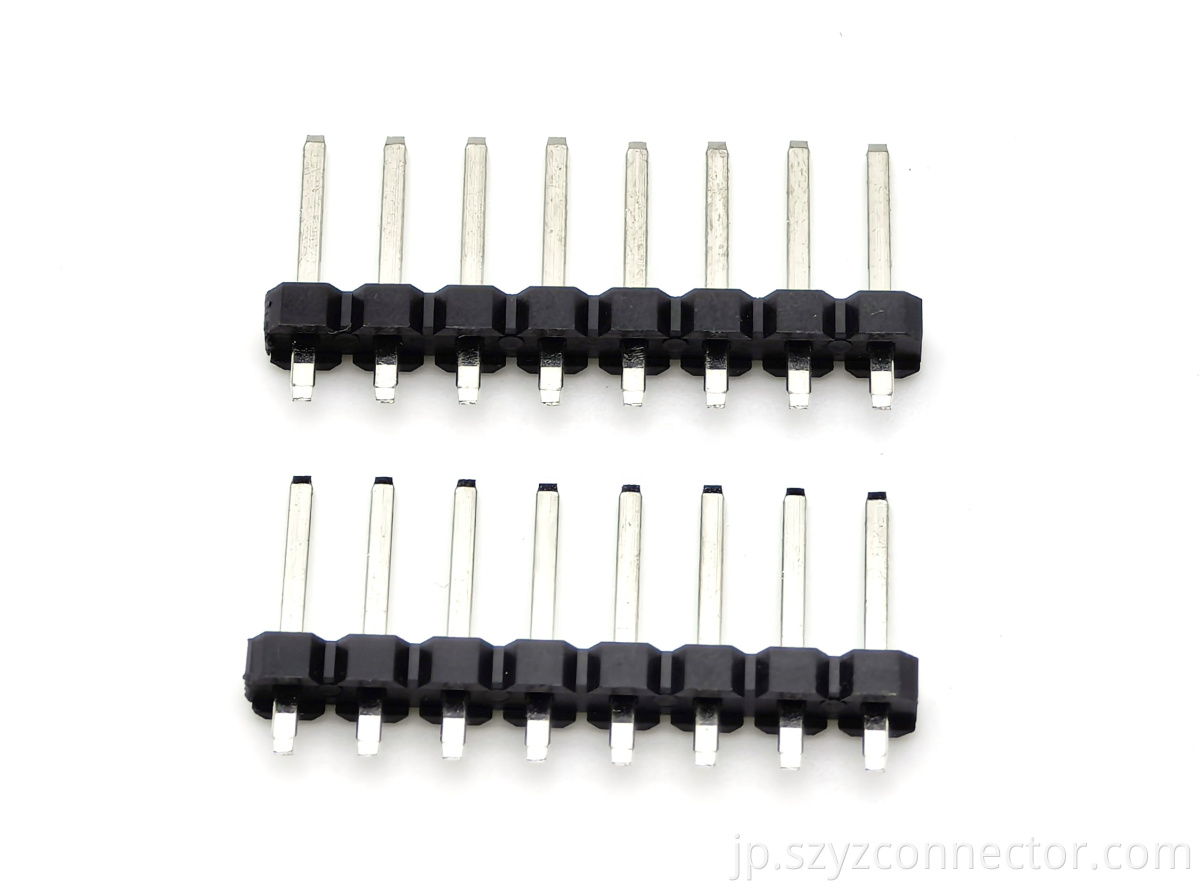 3.5mm Pitch Automotive Pin header Connector Single Row Straight H2.4mm 1*8P